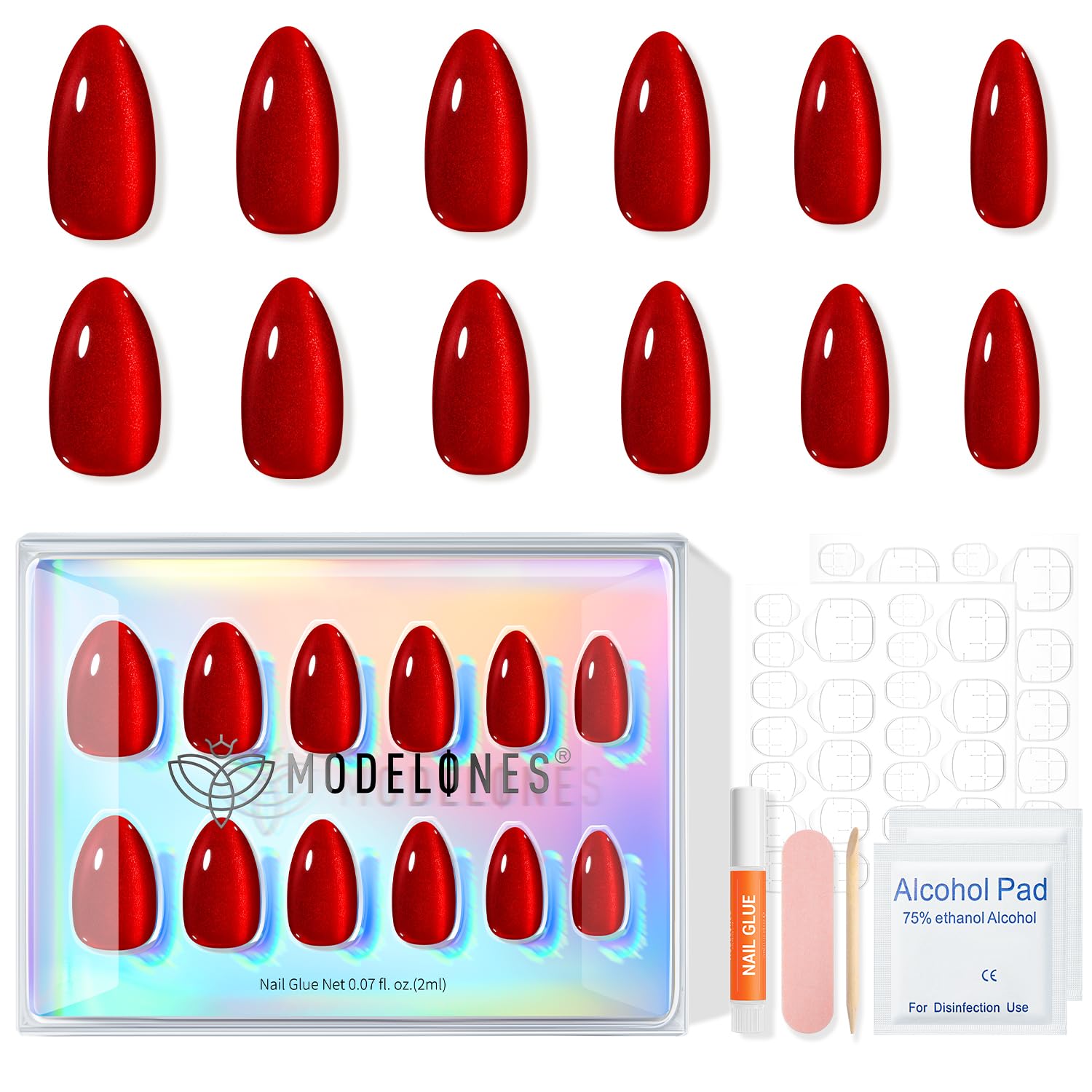modelones lifestyle scene on desk suggesting quick at-home manicure