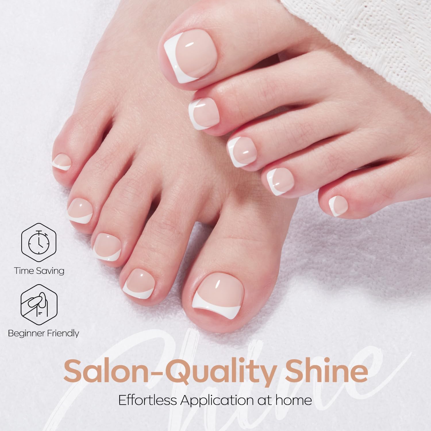 modelones four replacement heads arranged, two sizes for flexible nail coverage