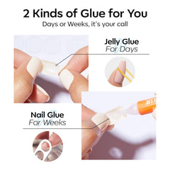 modelones reusable nails stored in case to illustrate durability and multiple uses