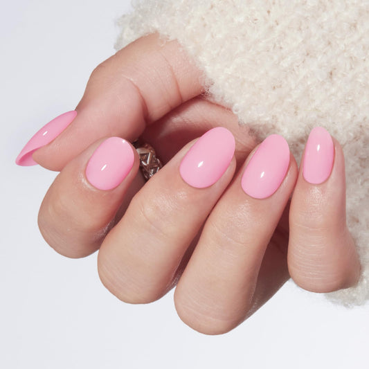 modelones sakura pink front view showing 32-piece kit and polished look