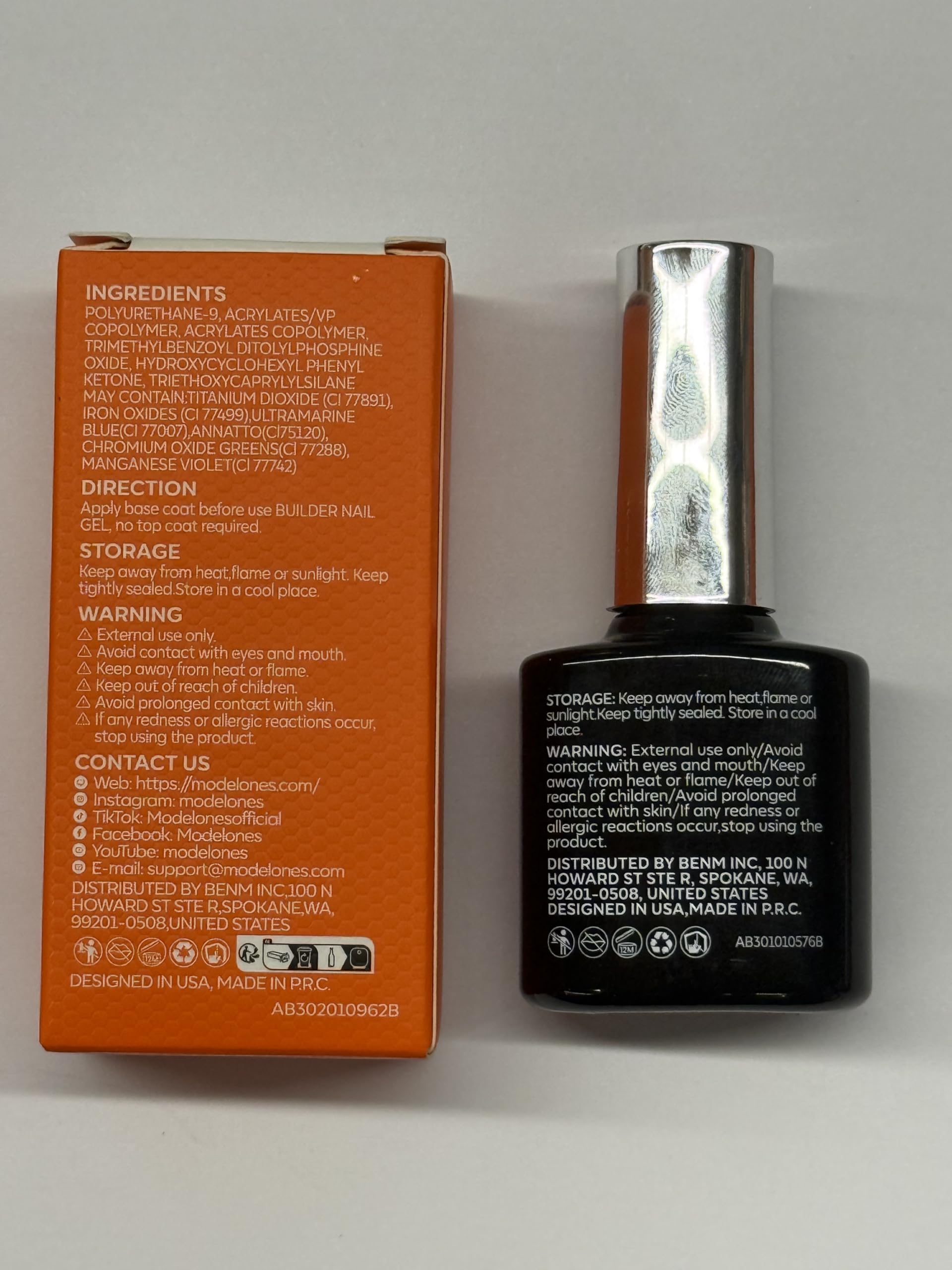modelones salon setup with bottle visible for professional-ready results