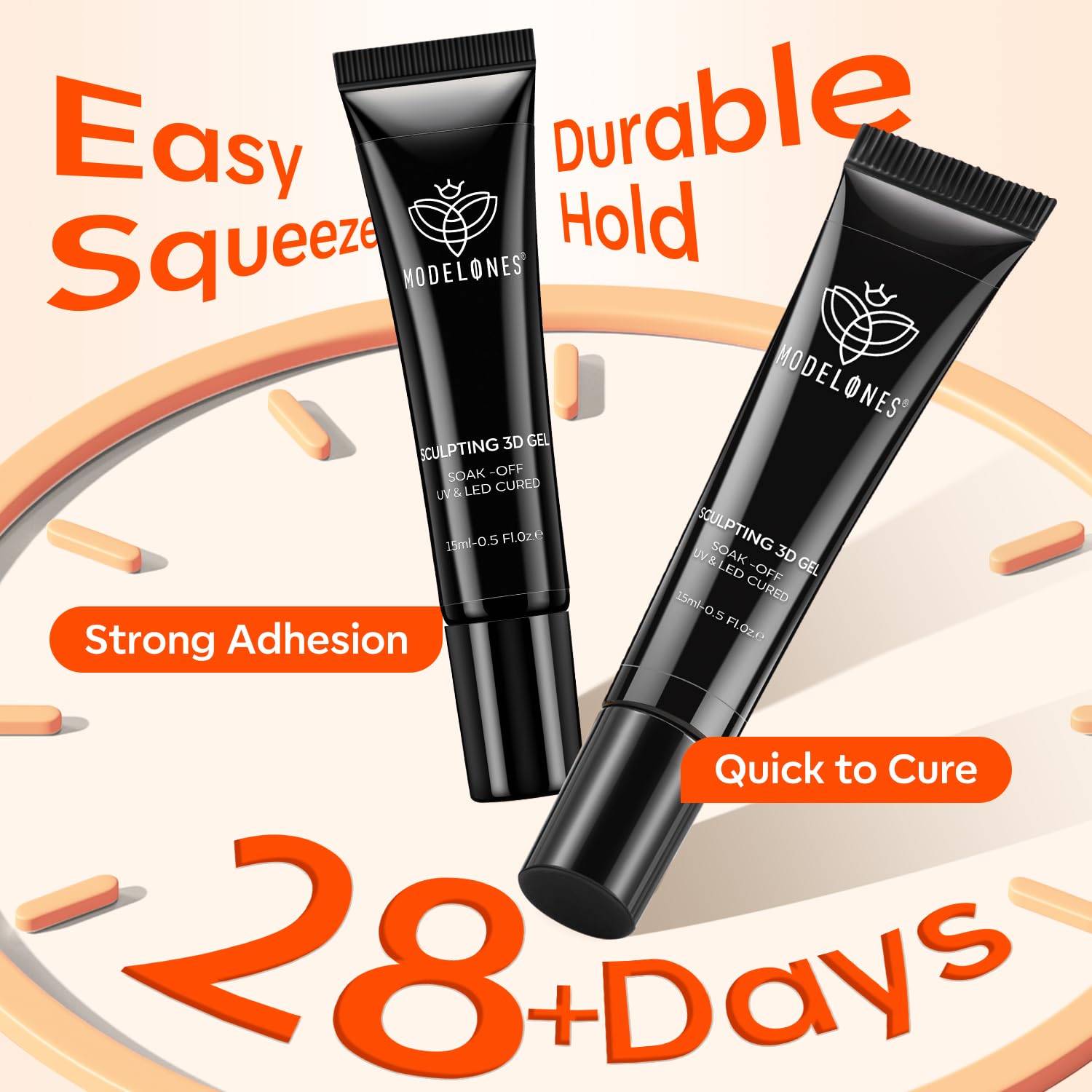modelones two 15g tubes side-by-side for size and usage comparison