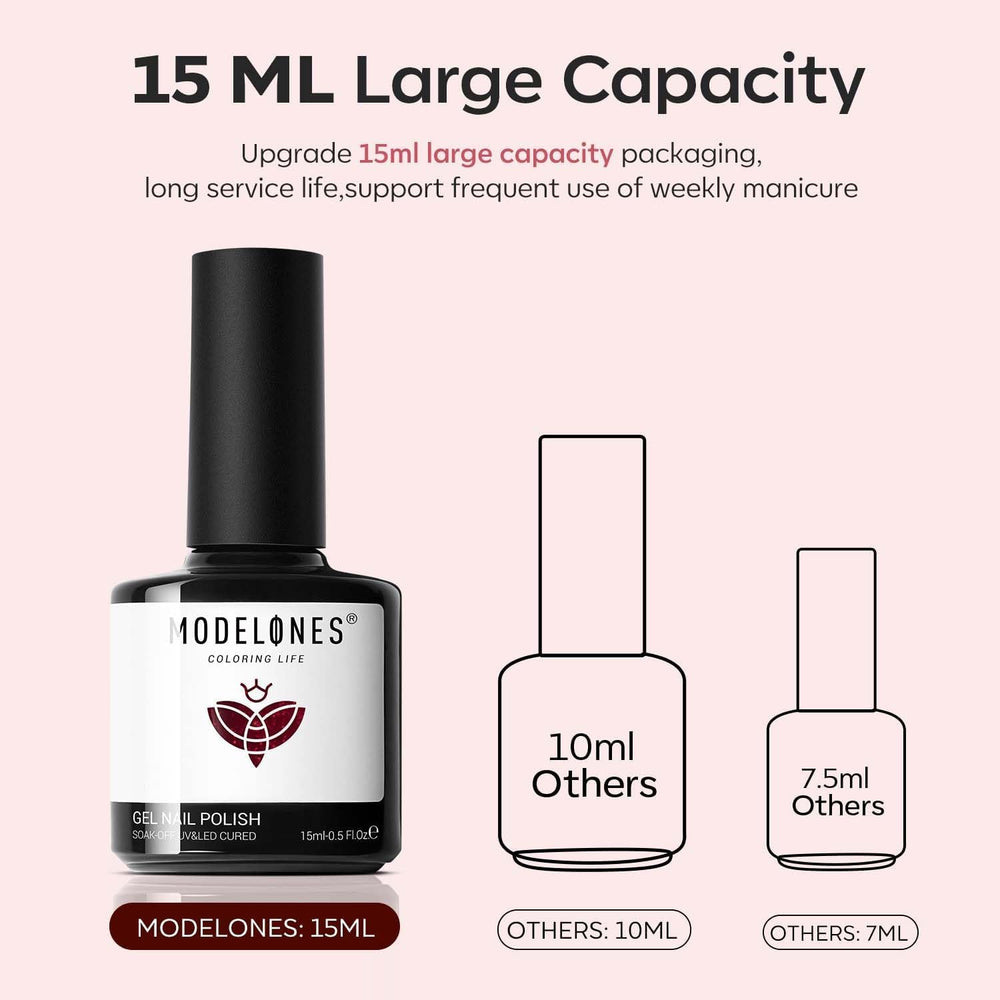 modelones scale comparison 15ml bottle showing true size benefit