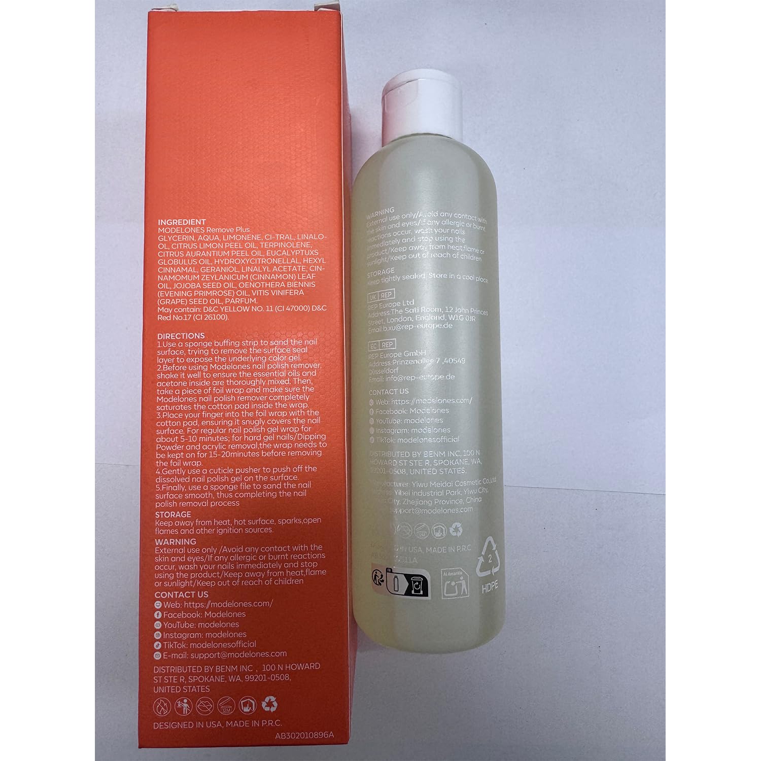 modelones 8 oz bottle size comparison for portability and salon use