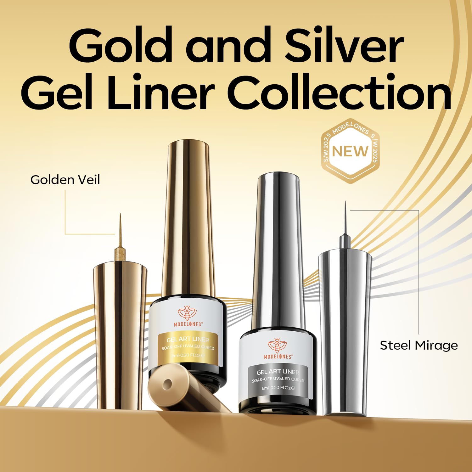 modelones bottles next to ruler show compact portable size benefit