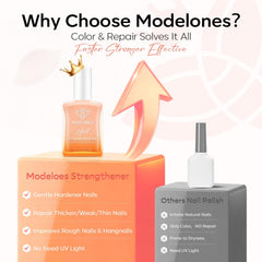 modelones bottle next to coin for size comparison and travel-friendly benefit