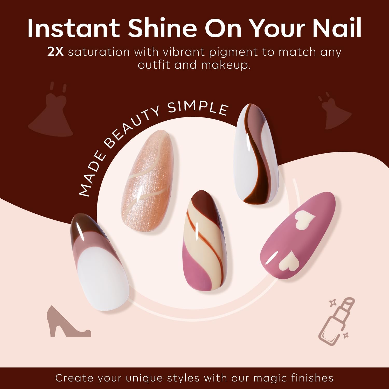 modelones swatch on hand showing true shade payoff and wearable tones