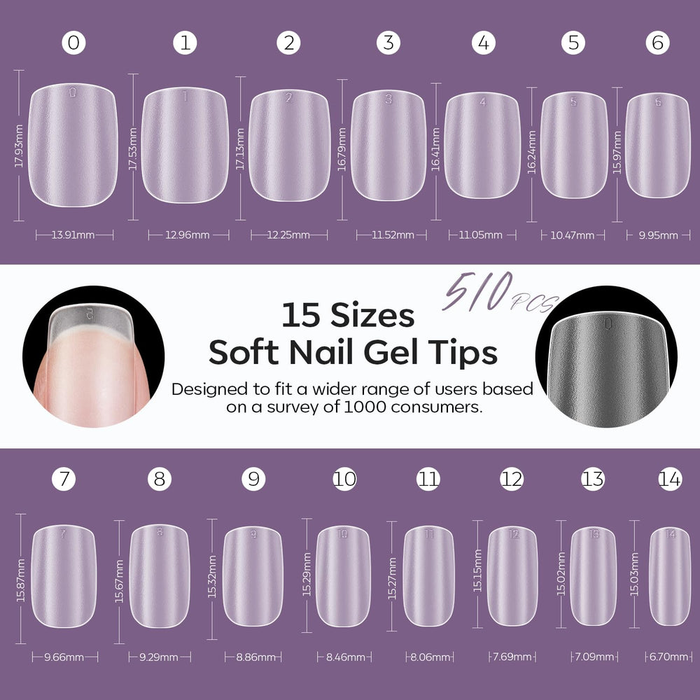modelones shaped tips showing almond and oval conversions for style flexibility