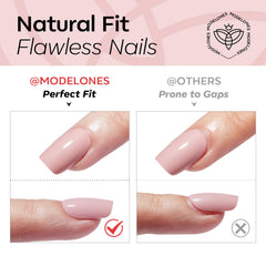 modelones sheer red mini nail file and cuticle stick close-up for precise shaping