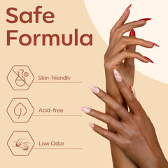 modelones finished nails with high gloss reflecting light demonstrating durable shine and scratch resistance