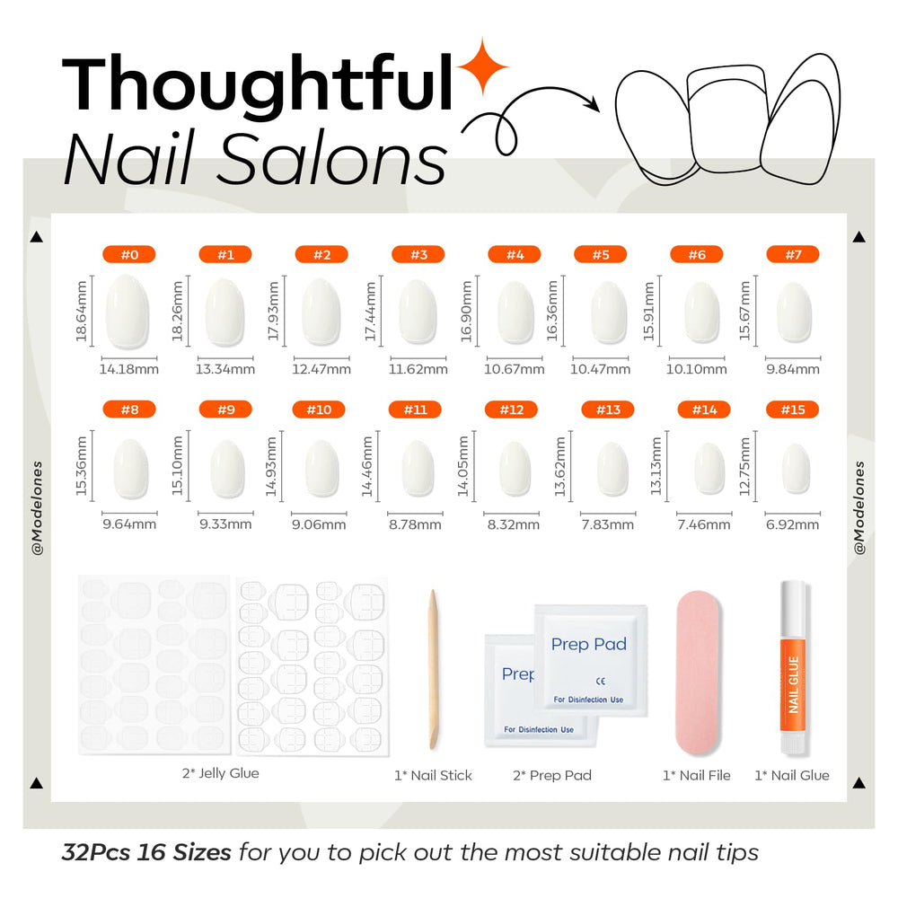 modelones side profile showing nail thickness for comfortable lightweight wear