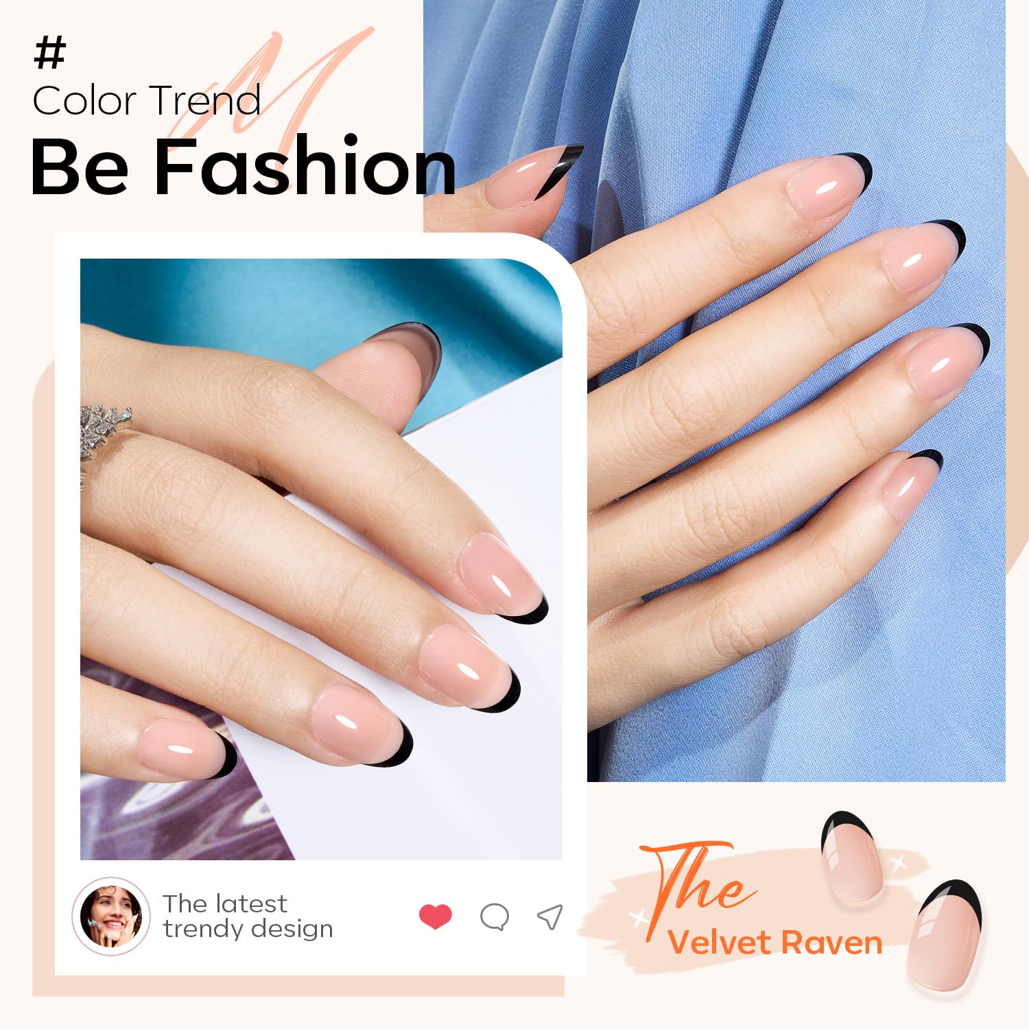 modelones 16 sizes displayed to show fit options for all nails
