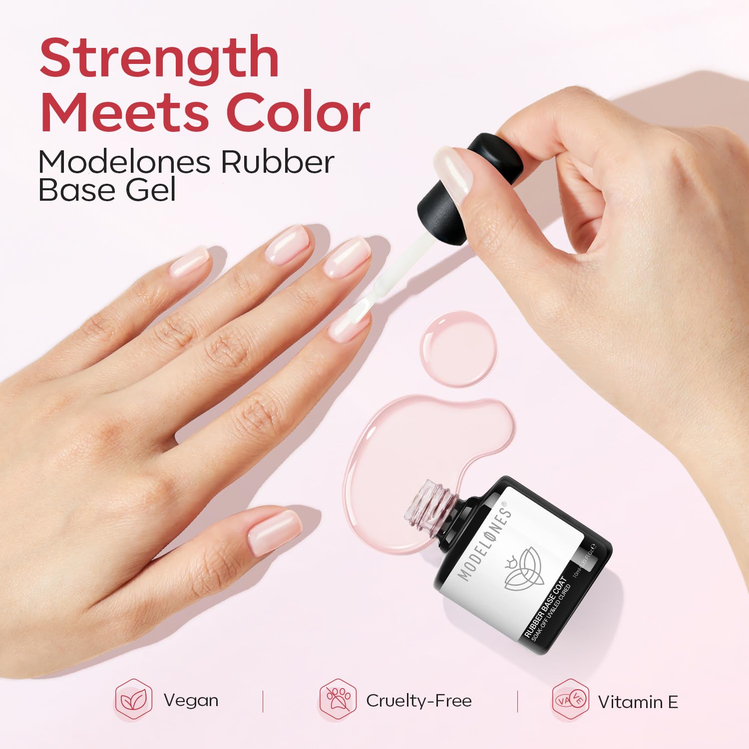 modelones bottles next to coin for size and volume scale clarity benefit