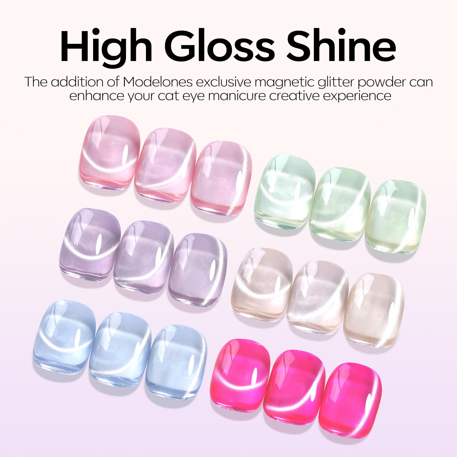 modelones swatch cards displaying six summer shades for easy color planning