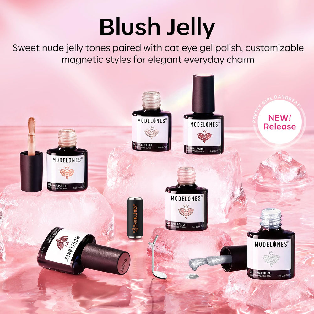modelones swatch collection on hand showing shade versatility