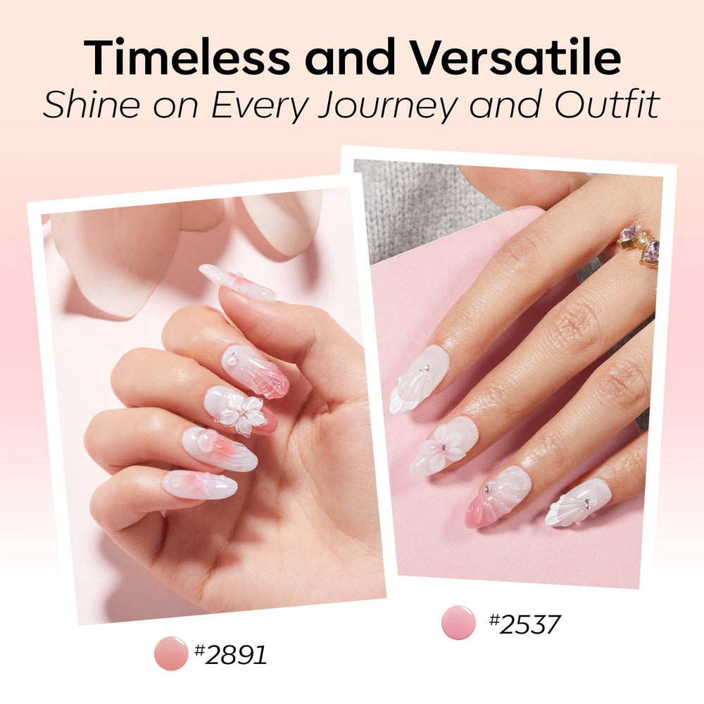 modelones swatch collection on sticks displaying six translucent shades for easy selection benefit