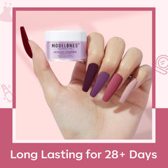 modelones swatch on nail tips showing gradient blends and color transitions