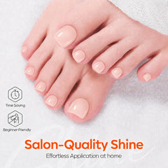 modelones swatch on nail tip demonstrating coverage and tint