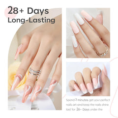 modelones swatch strip displaying six neutral shades for easy choice