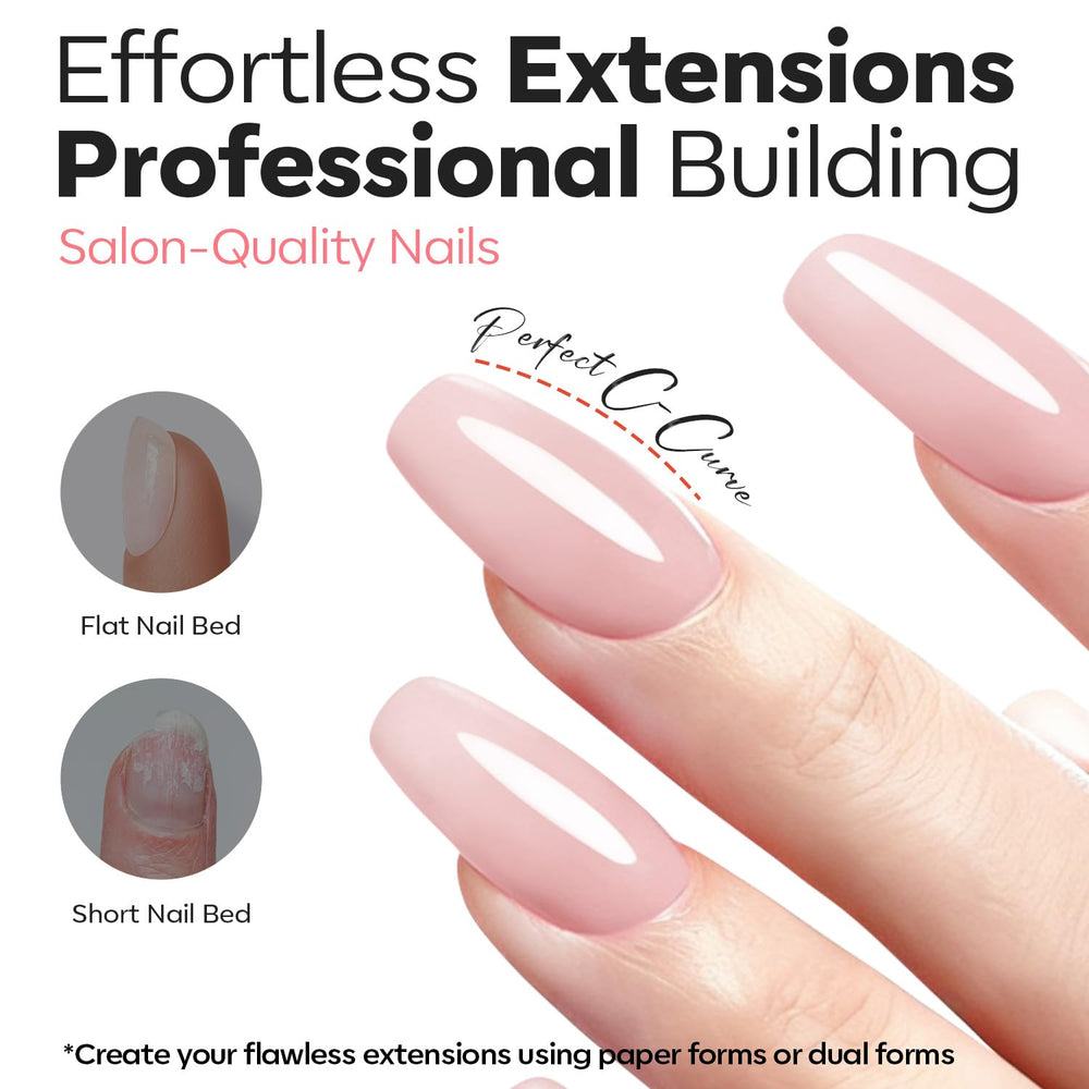 modelones close-up of thick self-leveling gel texture for controlled sculpting