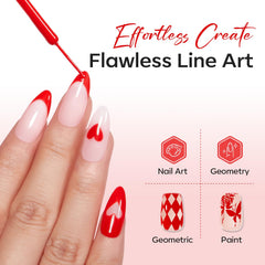 modelones gel stroke on palette showing smooth non-running texture