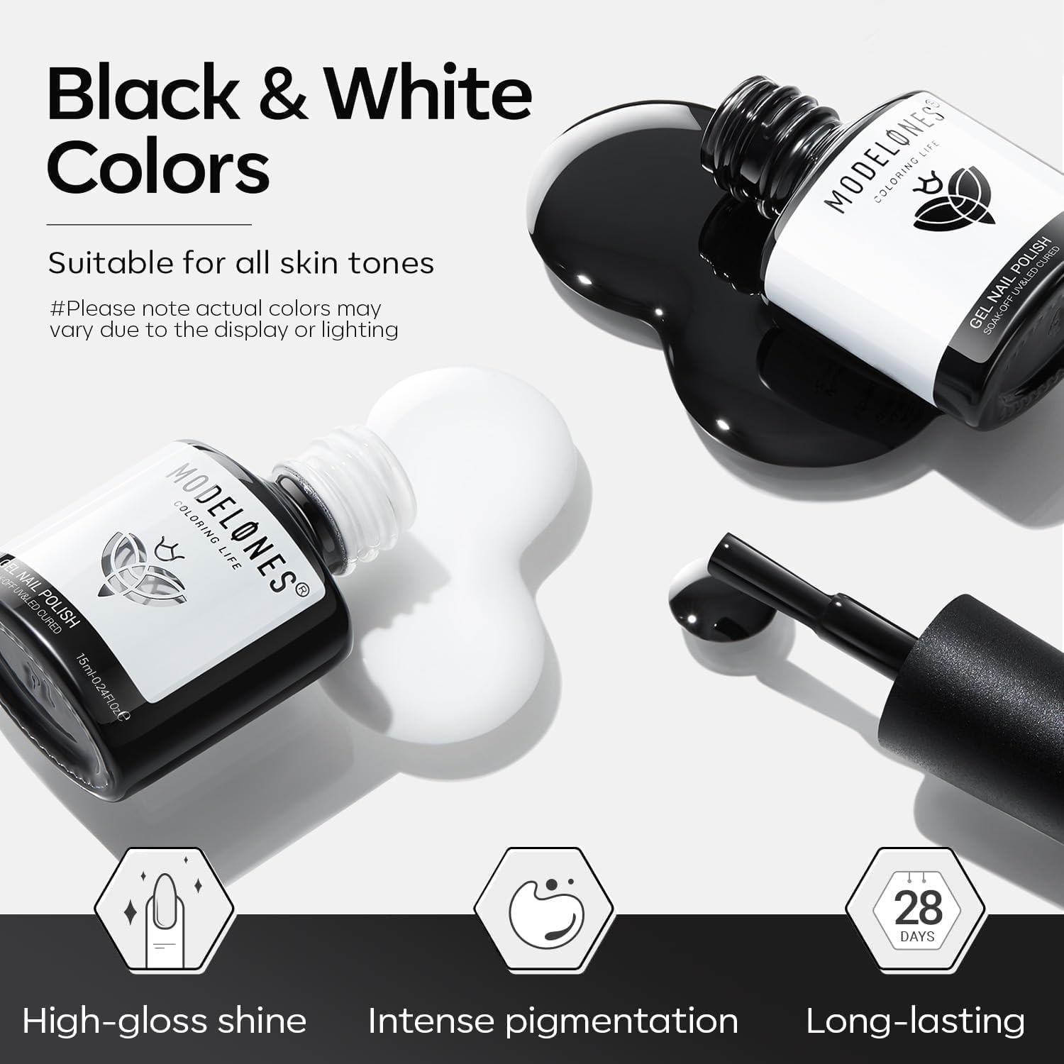 modelones glossy texture close-up highlighting high shine finish