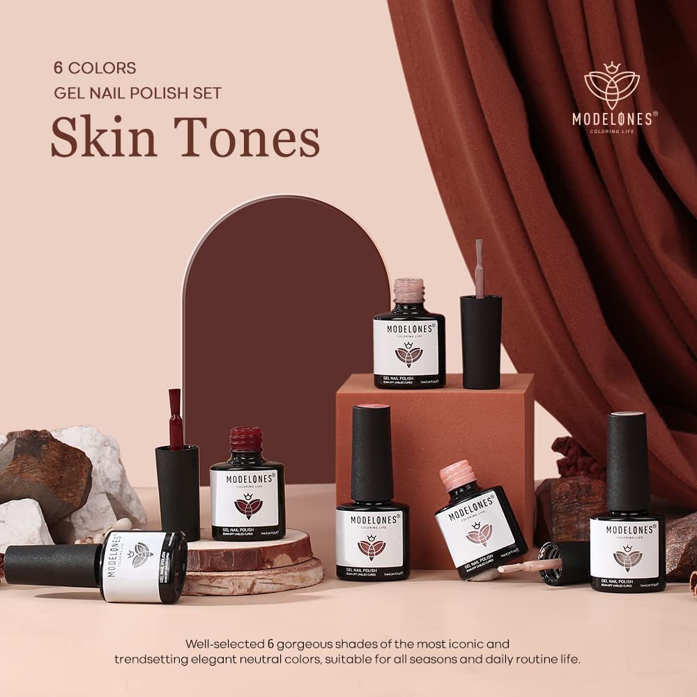 modelones glossy finished nail texture demonstrating long-lasting shine benefit