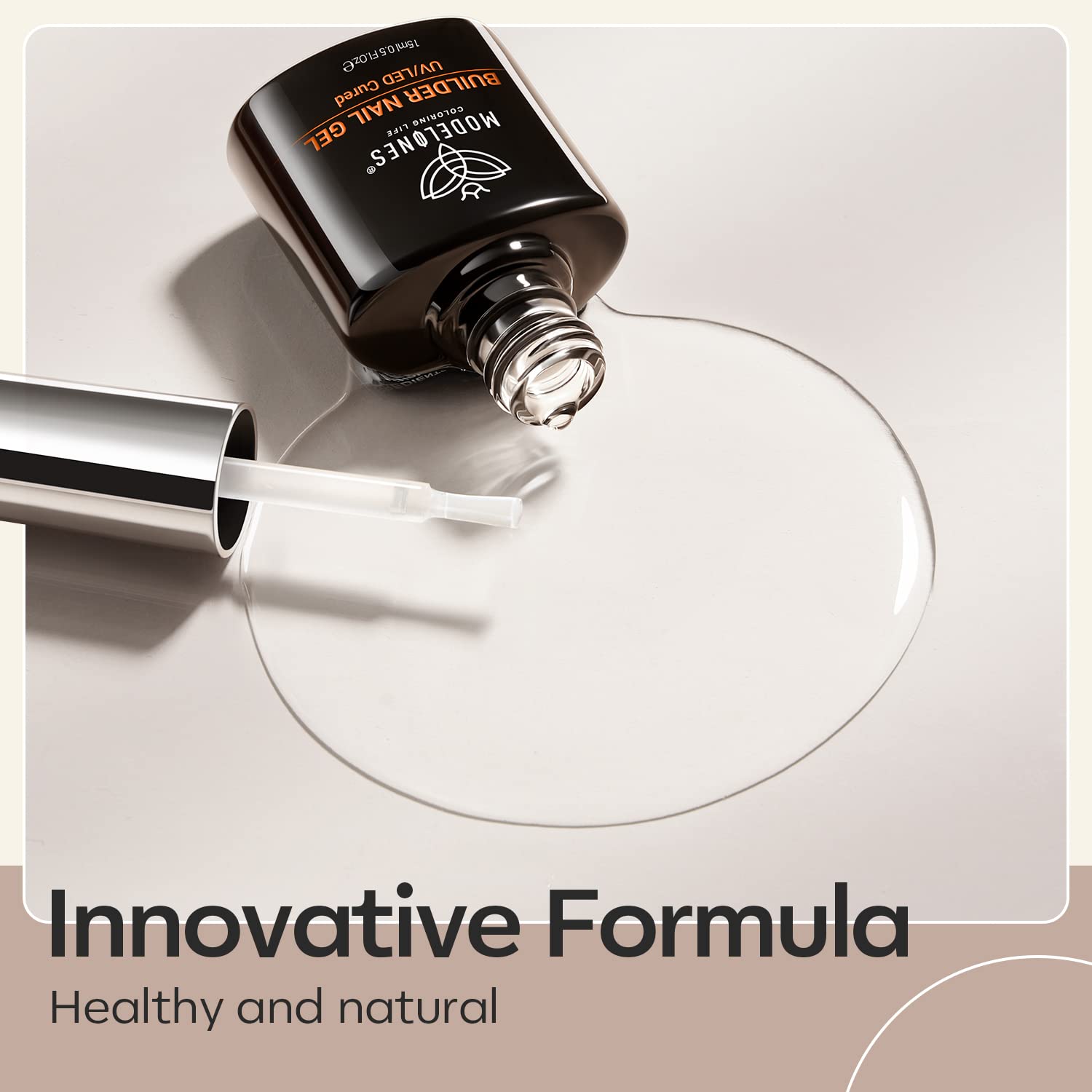 modelones self-leveling gel texture pouring smoothly for even layers