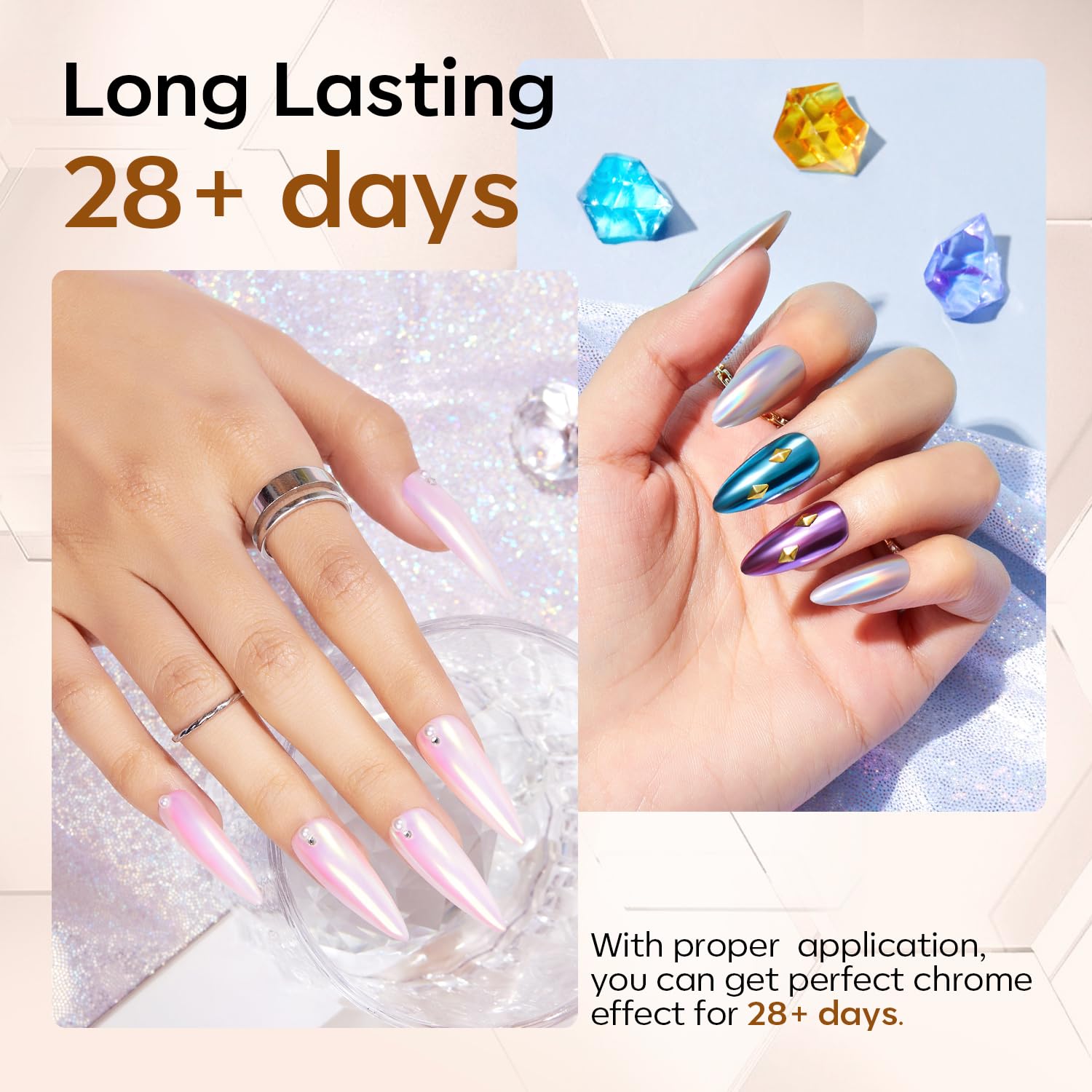 modelones viscous top coat texture demonstrating even coverage benefit