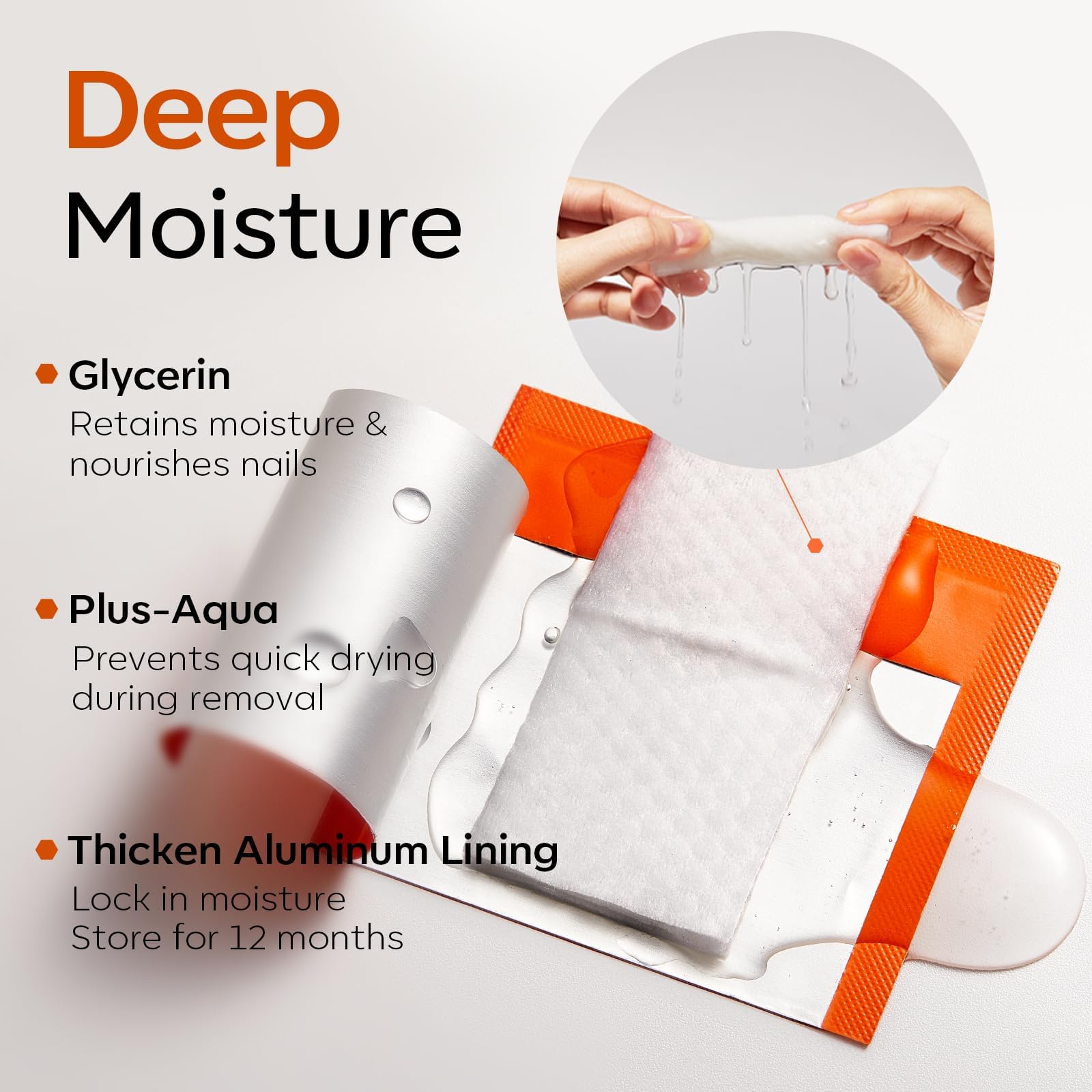 modelones textured wipe close-up showing friction surface for polish lift