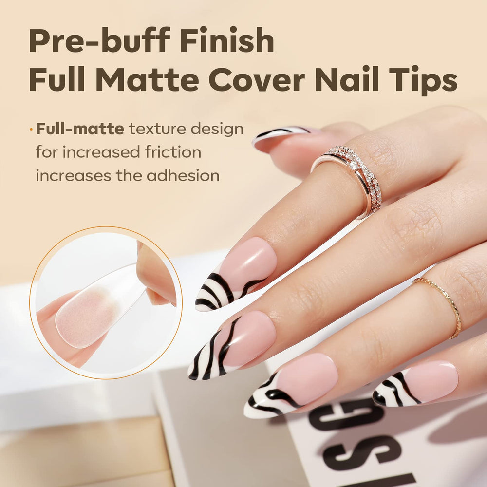 modelones thin back edge detail fits tight to cuticle for seamless look