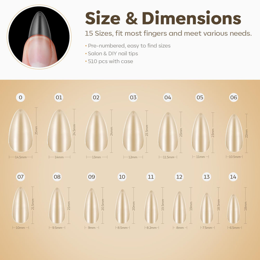 modelones tips being applied with glue for quick press-on convenience