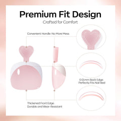 modelones applied on sandal-wearing foot showing instant polished pedicure