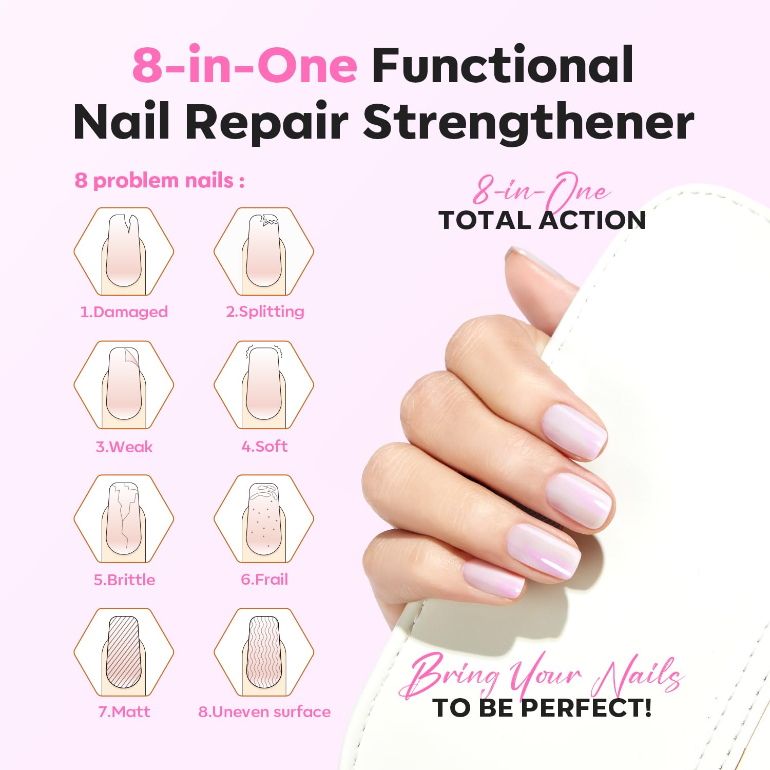 modelones applied to toenail demonstrating even coverage and durability