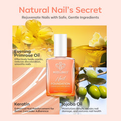modelones applied to toenail demonstrating use on feet benefit: strengthens toenails too