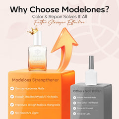 modelones toenail usage showing strengthener on toes and protective benefit
