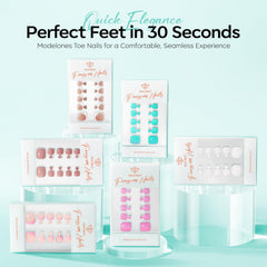 modelones wearing mint green nails in sandals for beach-ready polished look