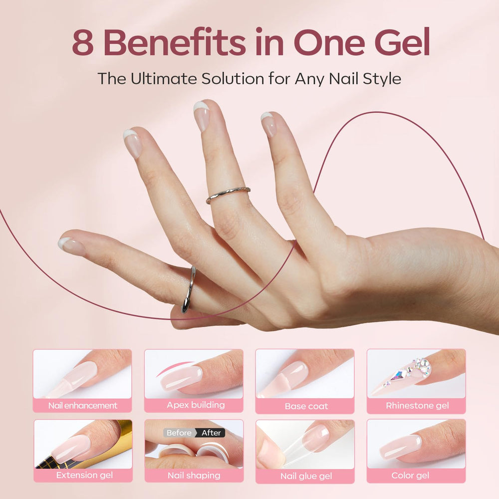 modelones shiny top coat detail highlighting glossy protected nail surface