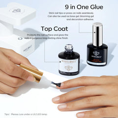 modelones no-wipe top coat gloss texture demonstrating smooth shine