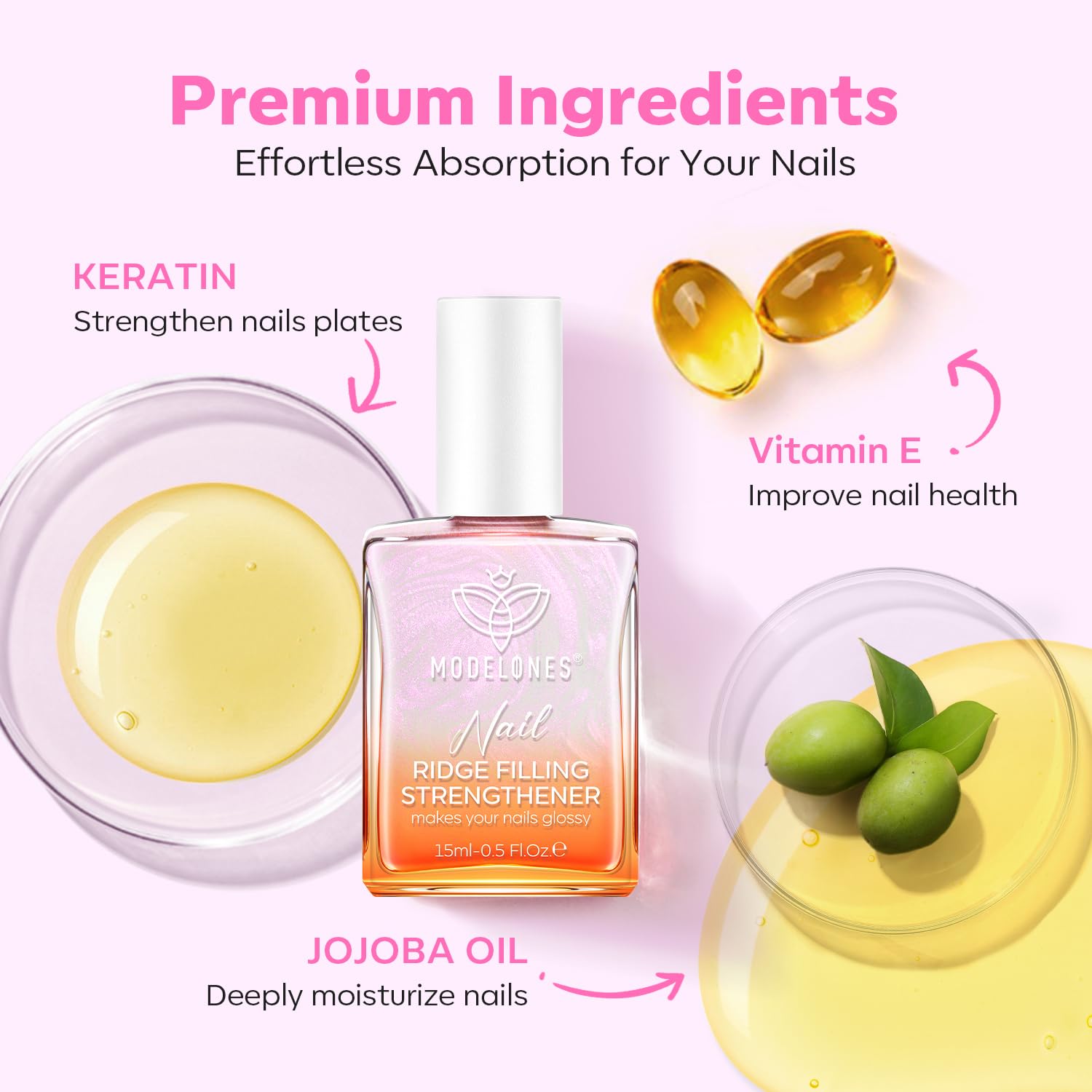 modelones bottle in travel pouch for quick repair on the go benefit