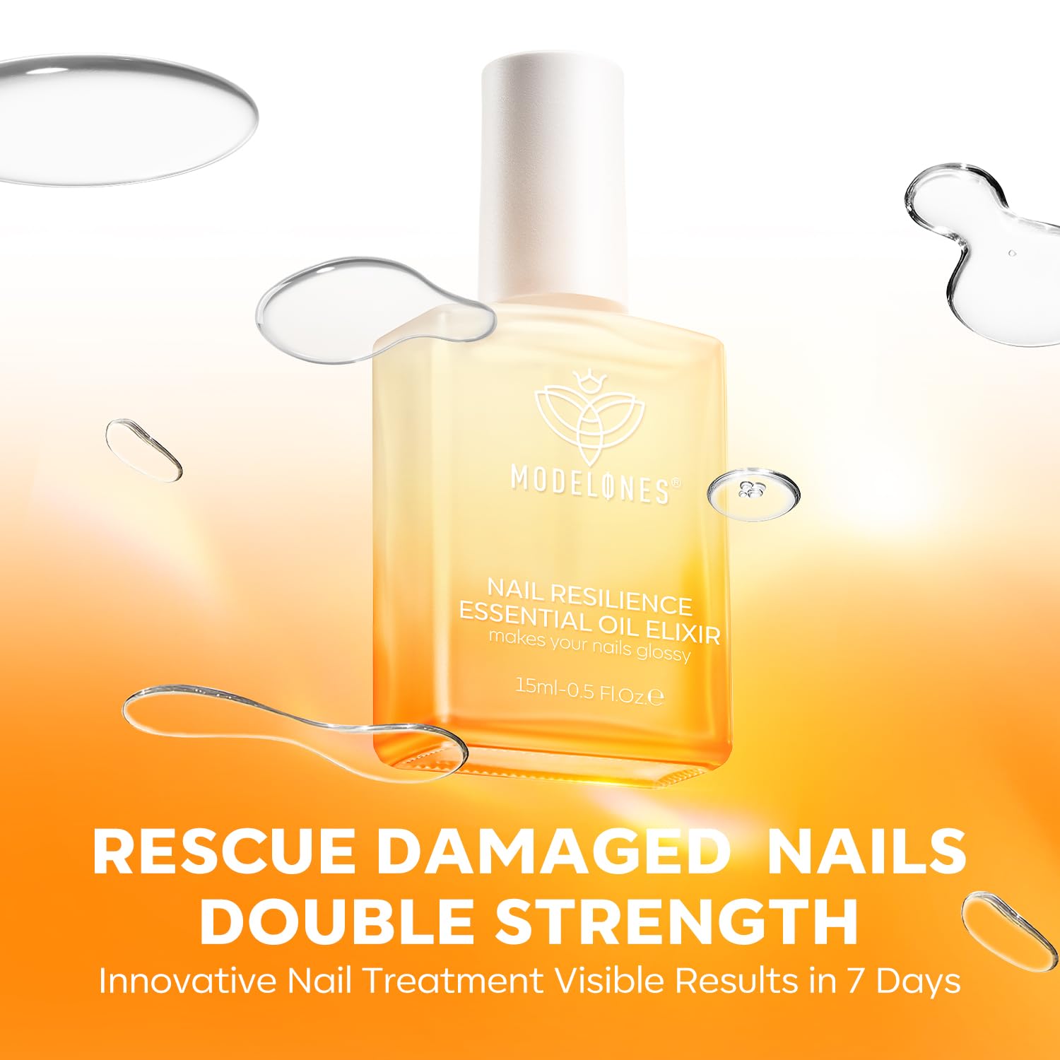 modelones compact bottle in a travel bag for on-the-go nail maintenance