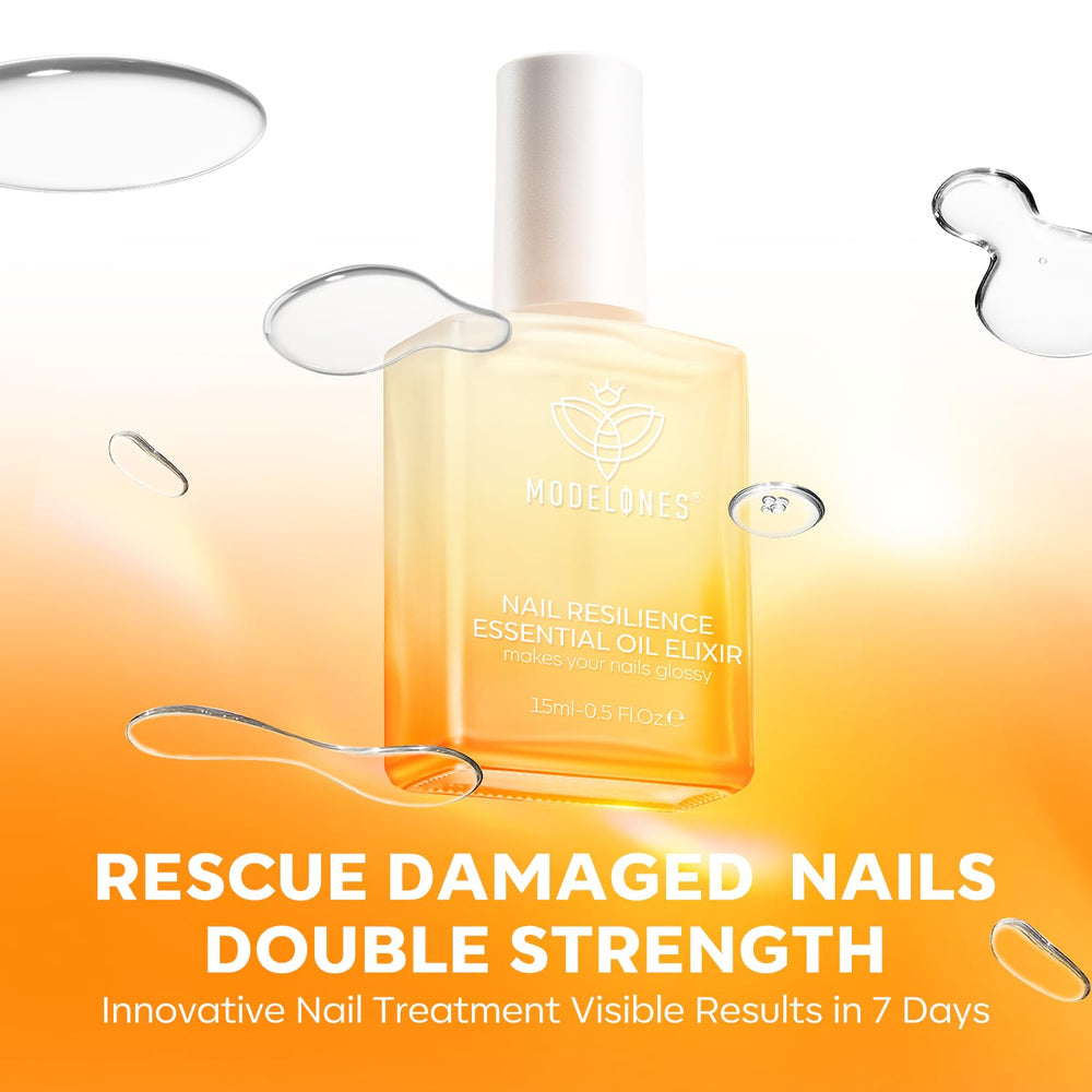 modelones compact bottle in a travel bag for on-the-go nail maintenance