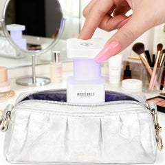 modelones next to power bank for on-the-go nail treatments