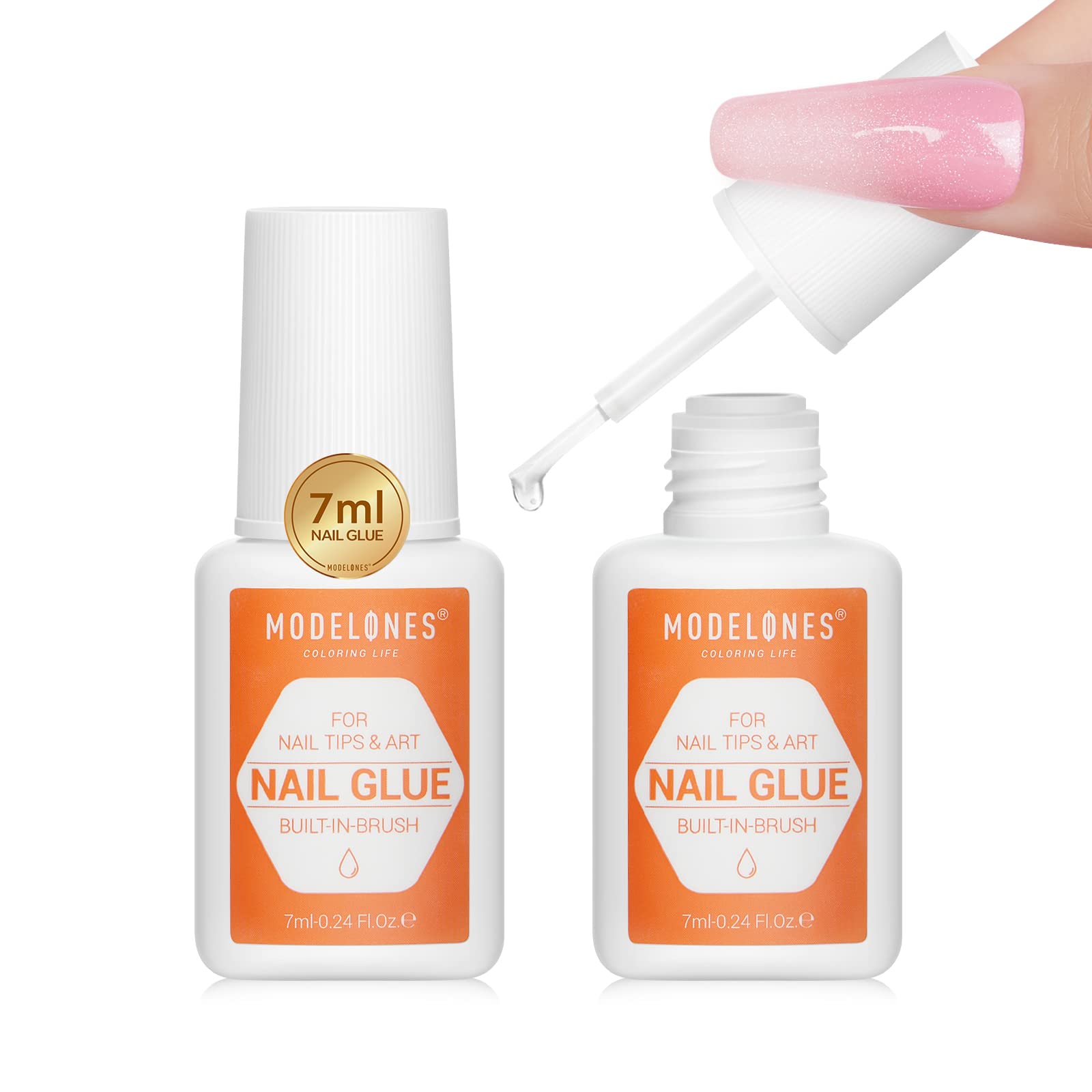 Modelones usage step-by-step layflat with tools for organized fast home manicure