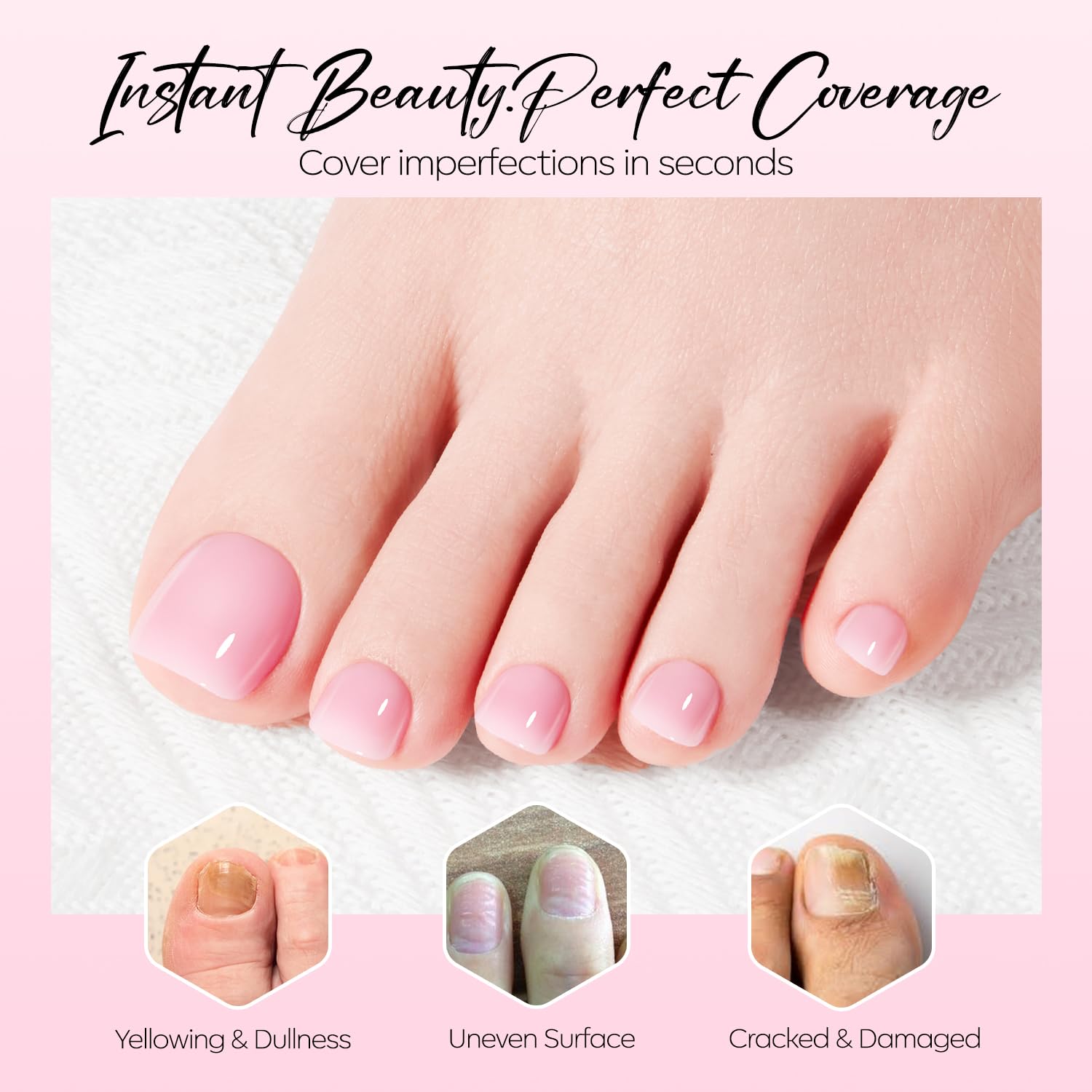 modelones display of 18 sizes in 36 nails, ensures custom fit
