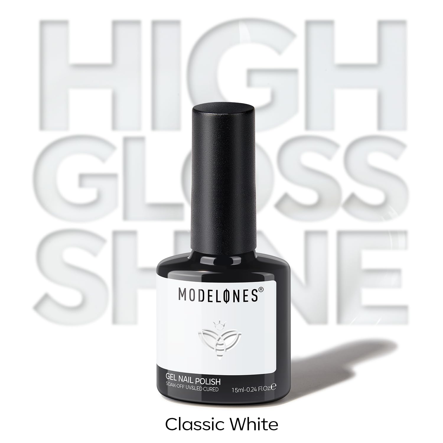 modelones hand holding props lifestyle shot demonstrating wearable classic white benefit