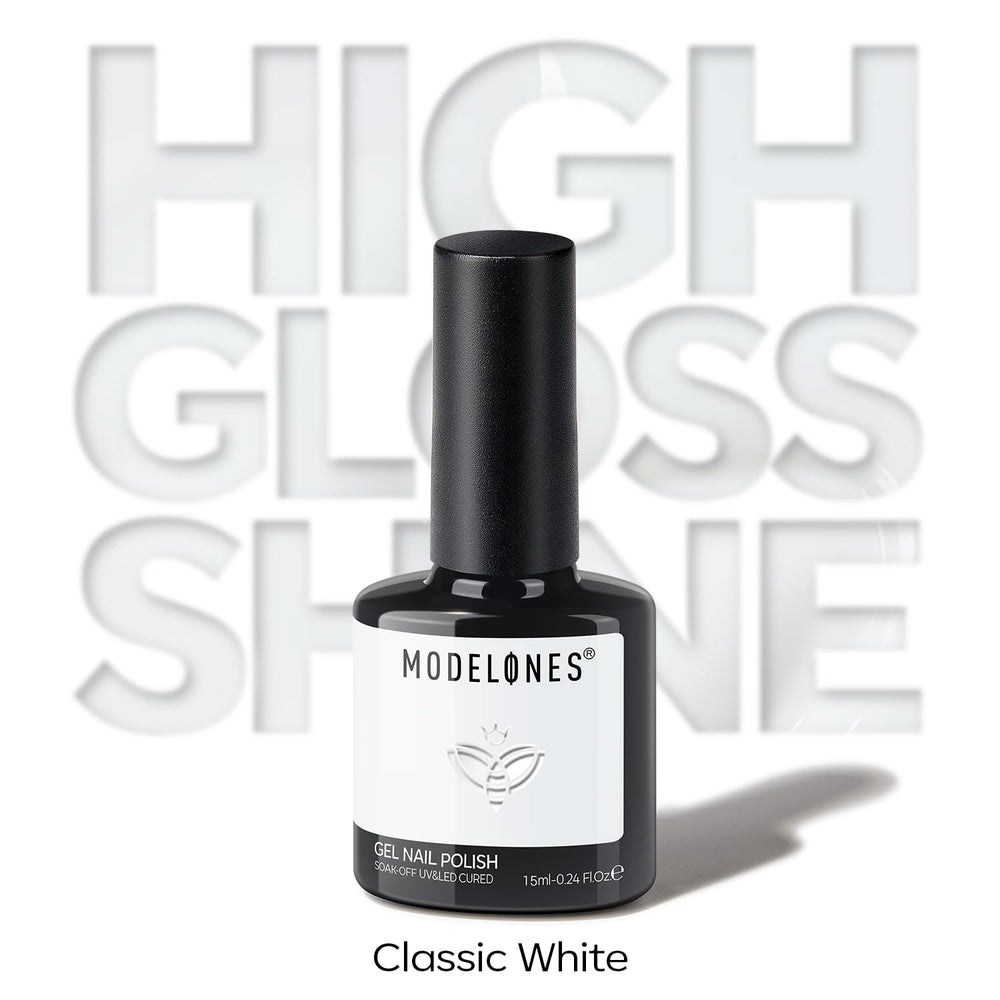 modelones hand holding props lifestyle shot demonstrating wearable classic white benefit
