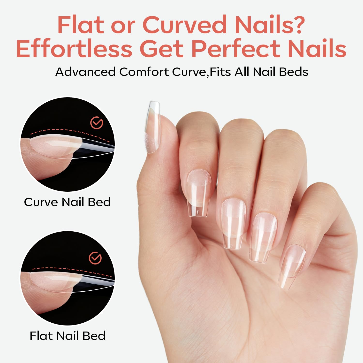 modelones with gel overlay in salon for durable long-lasting finish