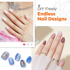 modelones finished gel polish nails showing natural salon-like appearance