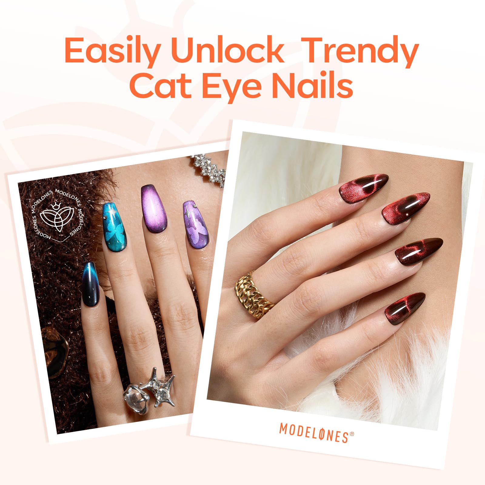 modelones Y-guide forming heart French tips for consistent manicures